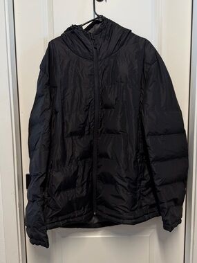 Xersion Black Duck Down Filled Hooded Puffer Jacket XXL